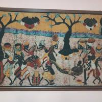 Quadro etnico su tela