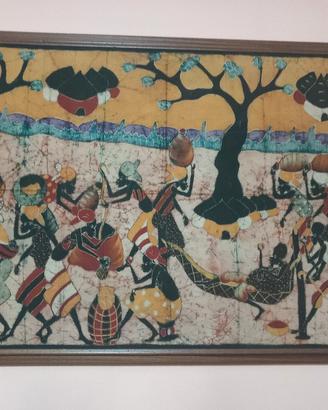 Quadro etnico su tela