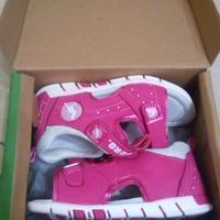 scarpe bambina 25 sandaletto rosa canguro