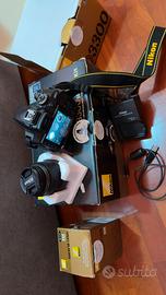 Reflex Nikon d3300+ obbiettivo