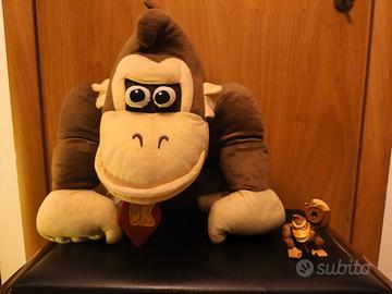 Donkey Kong Nintendo Peluche Grande + Figura
