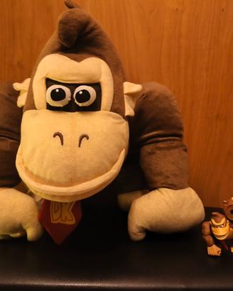 Donkey Kong Nintendo Peluche Grande + Figura