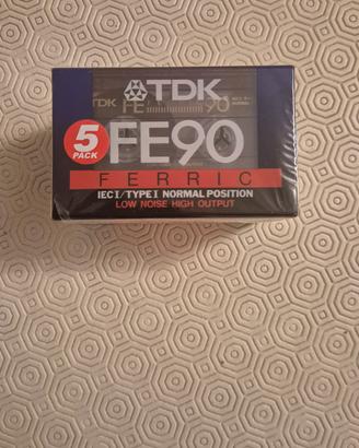 TDK - Musicassetta audio FE 90 5pz