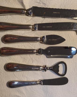N.6 pezzi calegaro in argento massiccio 400g