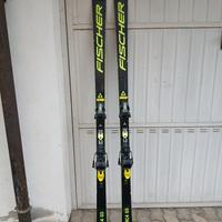 Sci Fischer GS 188cm R=27m. Attacchi Fischer Z13