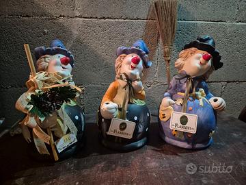 Decorazioni Halloween 3 statuette