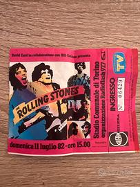 Biglietto originale concerto Rolling Stones