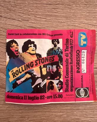Biglietto originale concerto Rolling Stones