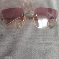 Occhiali da sole vintage  CHANEL  in metallo rosa