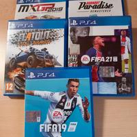 Giochi vari per ps4