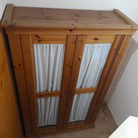 mobile vetrinetta legno pino di svezia