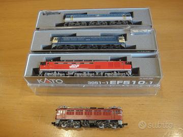 Treno lotto Kato locomotori scala N plastico