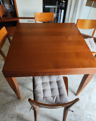 Tavolo Salone più quattro sedie 