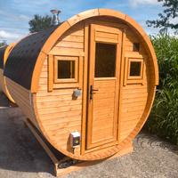 CASETTA IN LEGNO SAUNA A BOTTE IN PRONTA CONSEGNA!