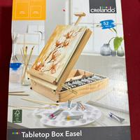 Crelando set cavalletto da pittore in valigetta