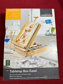 Crelando set cavalletto da pittore in valigetta