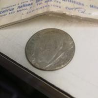 moneta argento Michelangelo 