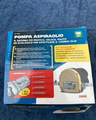 Pompa cambio olio motore/antigelo