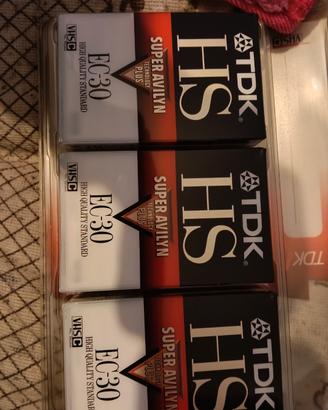 mini cassette per adattatore VHS tdk  EC 30