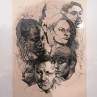 Ugo Attardi "Volti 1981"