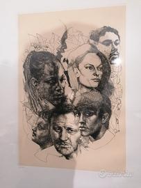 Ugo Attardi "Volti 1981"