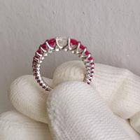 Anello Donna  in Oro Diamante e Rubini