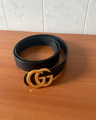 Gucci GG Marmont Thin Belt 80/32 nera