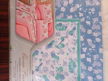 completo matrimoniale di cotone fantasia 