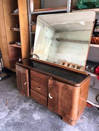 Mobile toilette con specchio