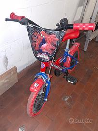 bici per bambino  spiderman
