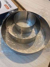 Cerchi in acciaio per torte (stainless steel cake