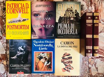 Lotto 8 libri thriller Patricia Cornwell e altri