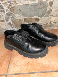 Scarpe Nere 43 Basse stringate ecopelle