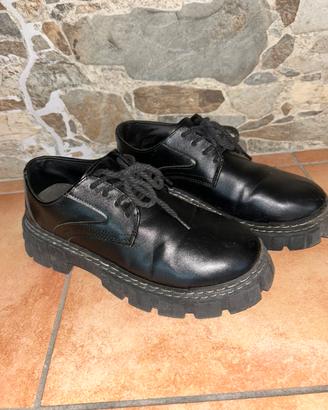 Scarpe Nere 43 Basse stringate ecopelle