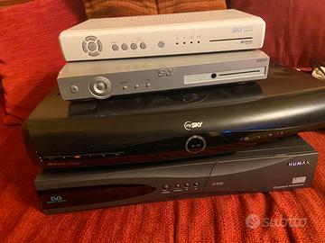 Decoder tv Sky e Humax