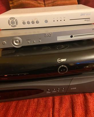 Decoder tv Sky e Humax