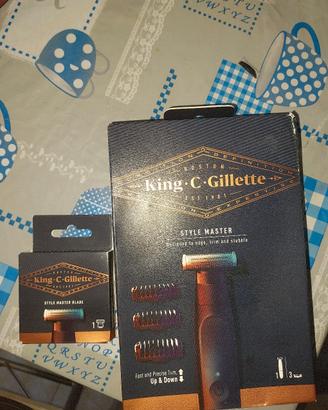  rasoio king c gillette Con 1 ricarca 