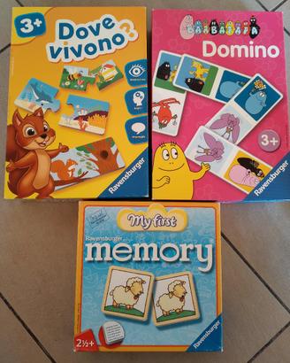 giochi in scatola Ravensburger 2/3 anni
