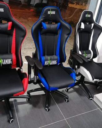 Poltrona gaming multifunzione