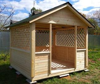 GAZEBO IN LEGNO PER GIARDINO