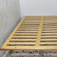 Letto su misura in legno di faggio 140x190