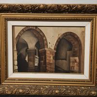 Dipinto olio su compensato - Firma Mario Boffa