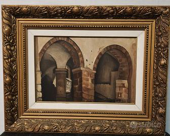 Dipinto olio su compensato - Firma Mario Boffa