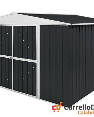 Box in Acciaio da giardino 360x345cm nero