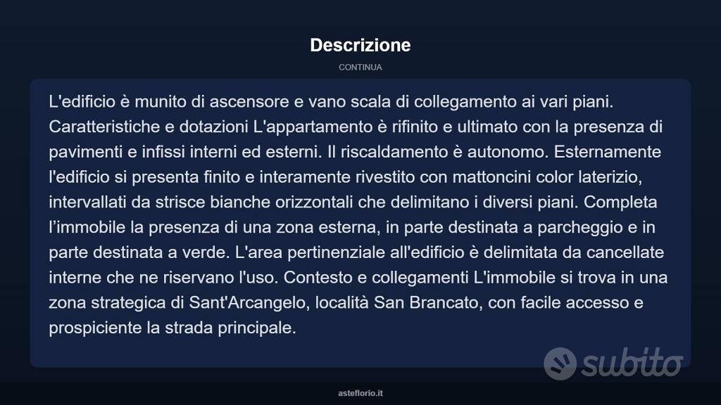 Appartamento – Sant'Arcangelo, Zona P.I.P., San Brancato - Vista 5