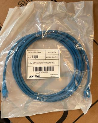 Cavo ethernet leviton 3 m