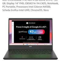 PC Acer Chromebook 314 nuovo