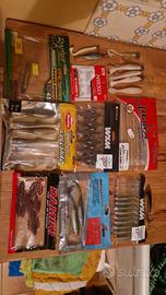 Esche in gomma per la pesca a spinning 