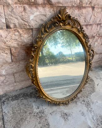 Specchio Vintage 82x58 cm in legno stile barocco