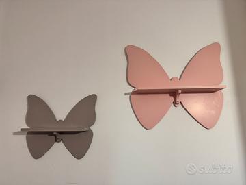 Mensole a forma di farfalla
